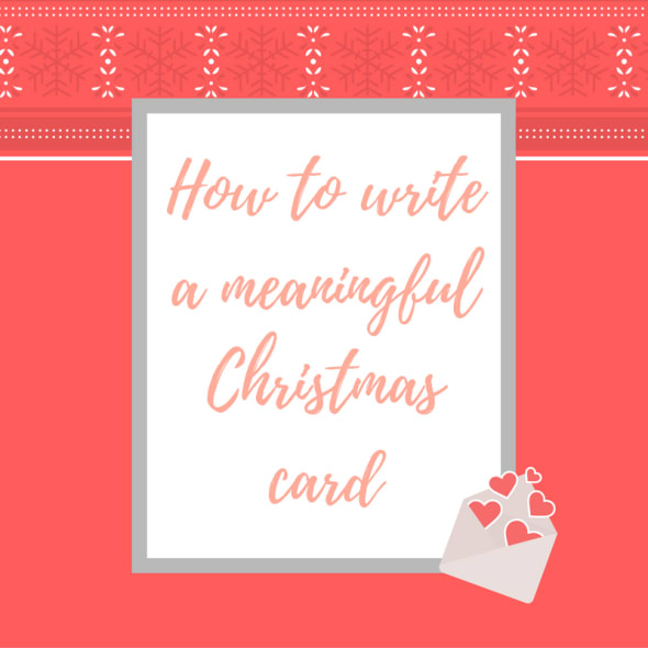How to write a christmas card